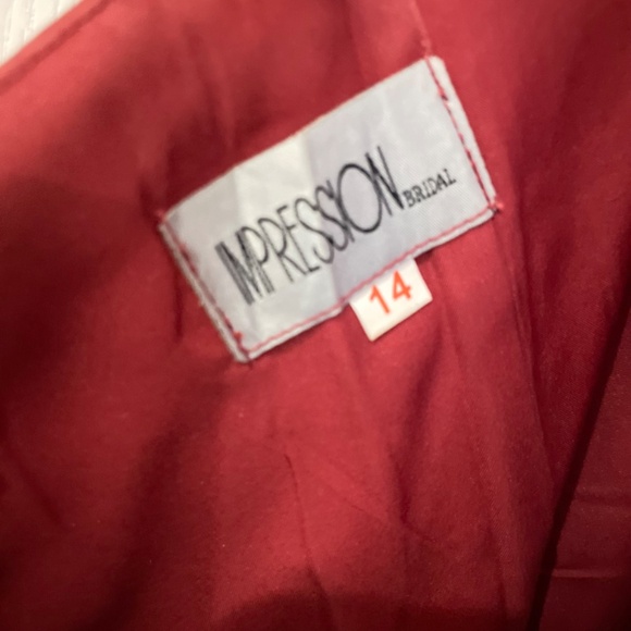 Impression Bridal Prom Floor Length Strapless Dress - Picture 5 of 5